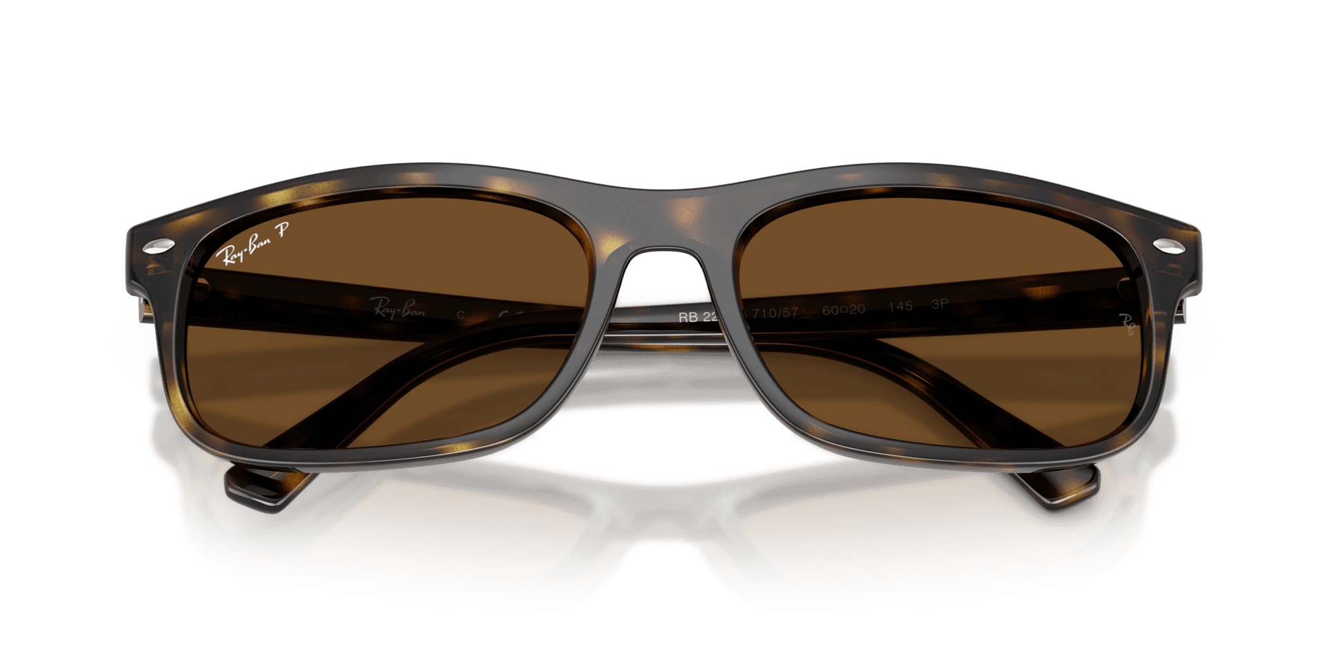 Ray-Ban RB2224 UNISEX SUNGLASSES Brown Polarized view 2