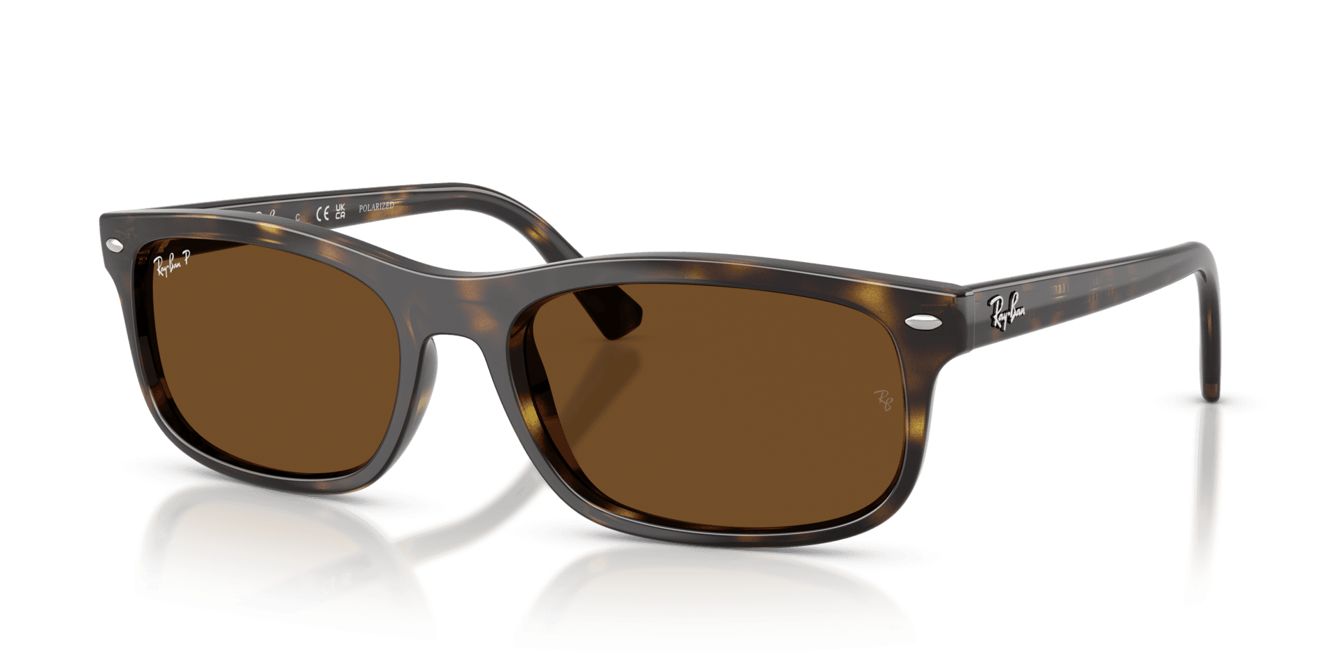 Ray-Ban RB2224 UNISEX SUNGLASSES Brown Polarized view 4