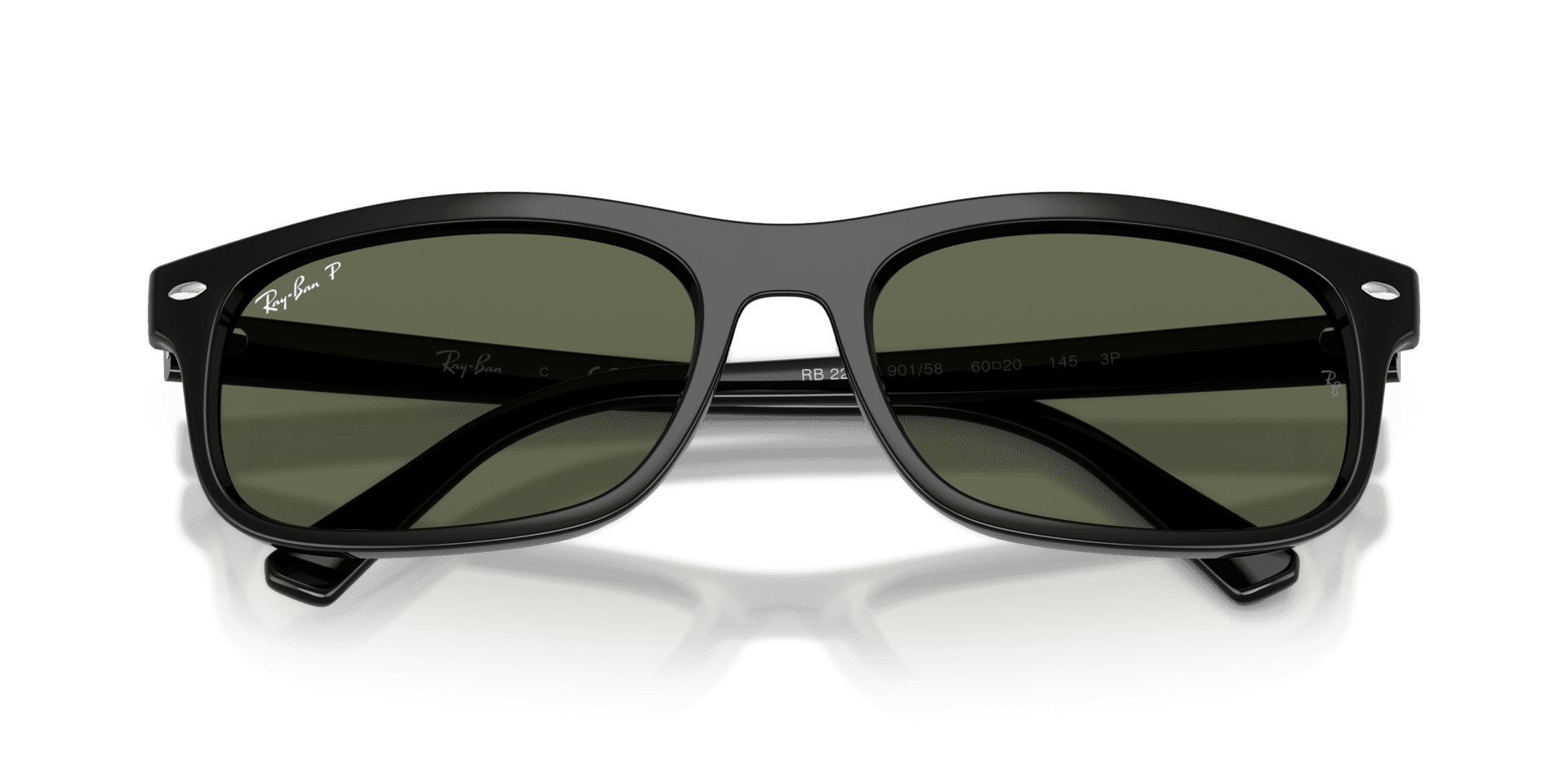 Ray-Ban RB2224 UNISEX SUNGLASSES Green Polarized view 2