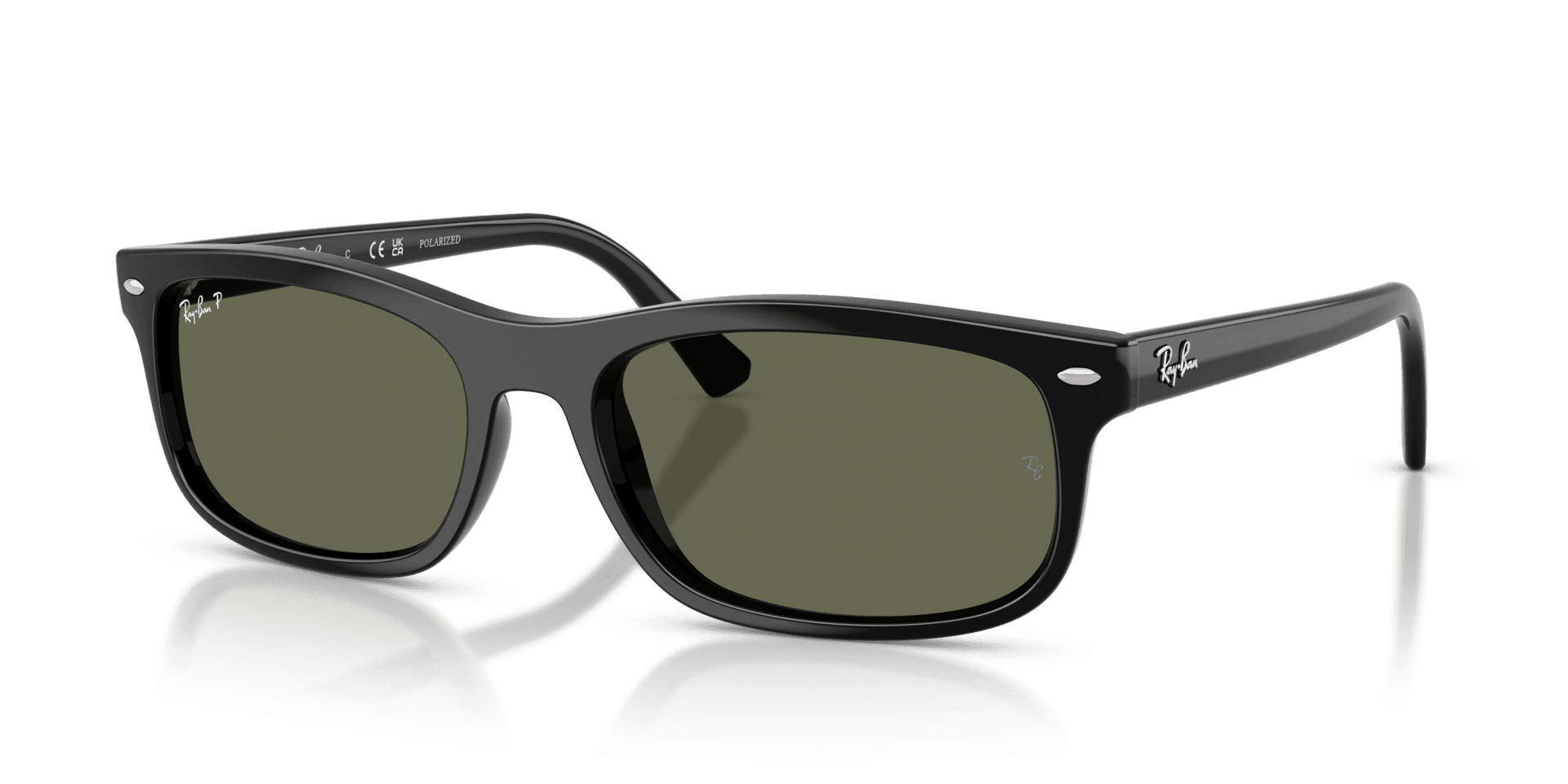 Ray-Ban RB2224 UNISEX SUNGLASSES Green Polarized view 4