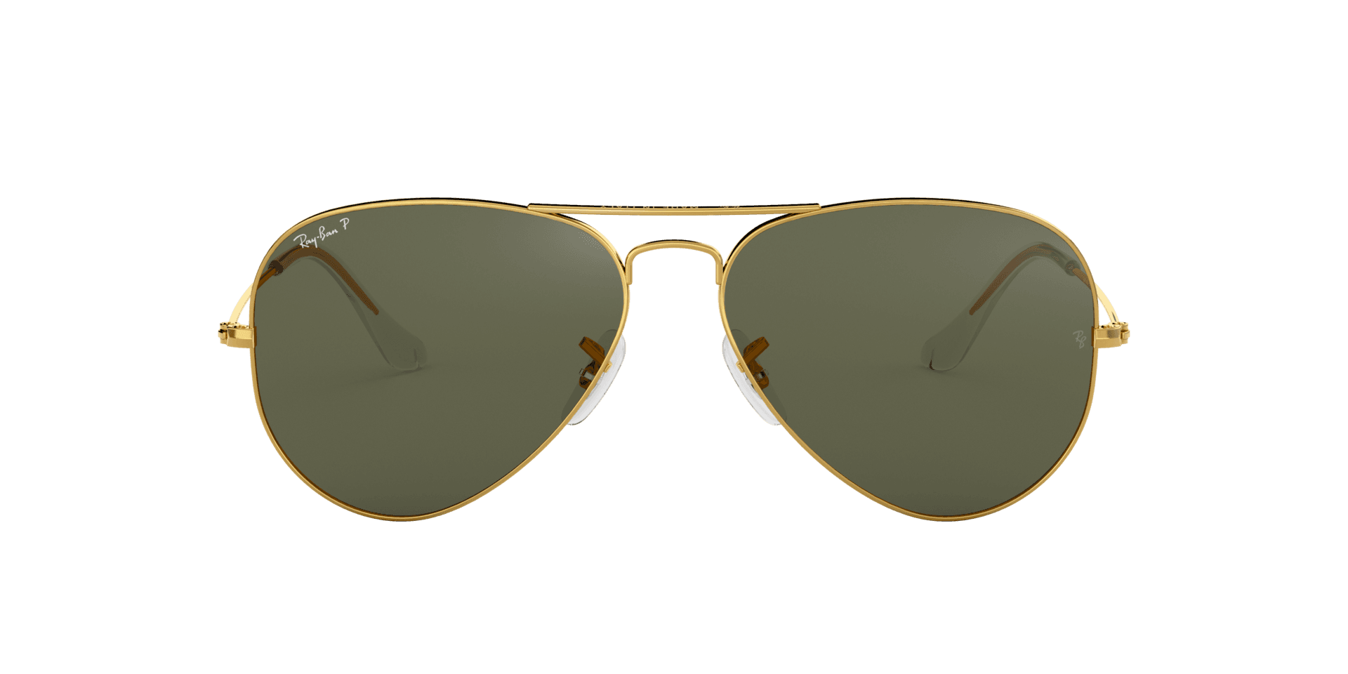 Ray-Ban RB3025 AVIATOR Green Polarized view 2