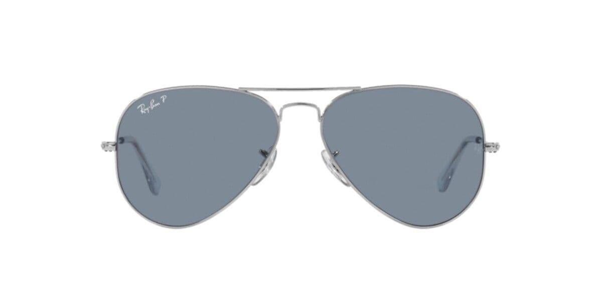 Ray-Ban RB3025 AVIATOR Blue Polarised view 2